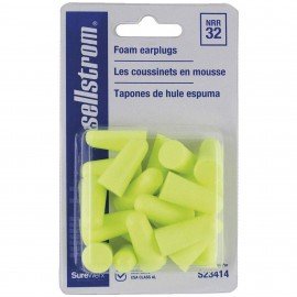 Sellstrom S23414 Ear Plugs, NRR 32 dB, uncorded-