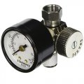 Sharpe 2210 Air Adjusting Valve with Gauge, 0 to 160 psi, 1/4"-