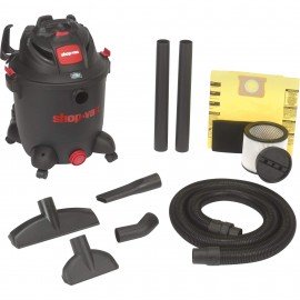 Shop-Vac 8251205 Utility Shop-Vacuum, 12 gal, 5.5 HP, Wet/Dry-