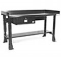 Shure 811047 Steel Top Work Bench with kit, 48" x 34"-