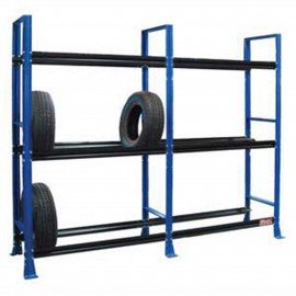 Shure 973766 Tire Rack, 120" x 96-3/4" x 25-5/8", steel-
