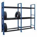 Shure 973766 Tire Rack, 120" x 96-3/4" x 25-5/8", steel-