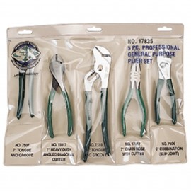SK Tools 17835 Pliers Set, 5-pack, general purpose-