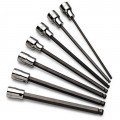 SK Tools 19751 Long Ball Hex Bit Socket Set, 3/8" Drive, 7-pack-