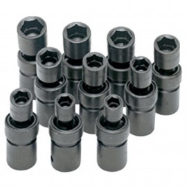 SK Tools 34351 Swivel Metric Impact Set, 1/2", 10-pack-