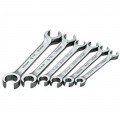 SK Tools 376 Metric Flare Nut Wrench Set, 9 to 21 mm, 6-pack-