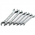 SK Tools 376 Metric Flare Nut Wrench Set, 9 to 21 mm, 6-pack-