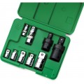 SK Tools 4010 Universal / Adapter Set, 10-pack, 1/4", 3/8" and 1/2"-