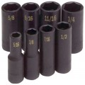 SK Tools 4078 Socket Set, Impact, 8-pack-