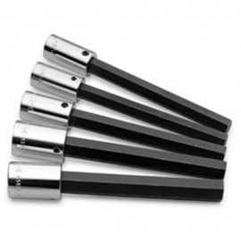 SK Tools 41455 Hex Bit Socket Set, Metric, 5-pack-
