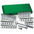 SK Tools 4147 Socket Set, 1/2" drive, 12-point, 47-pack-