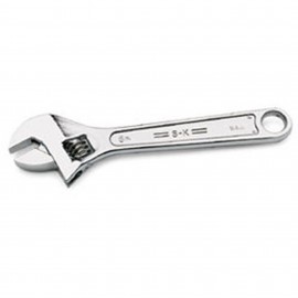 SK Tools 8008 Adjustable Wrench, 8", 0.94" jaw capacity-