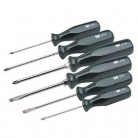 SK Tools 86320 Screwdriver Set, 6-pack-