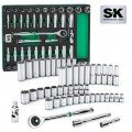 SK Tools SK01456-216P Socket Set, 1/2" drive, 56-pack-