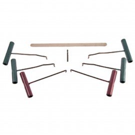 Steck 20000 Pull Rod Set, 500 lbs load, vinyl coated handle-