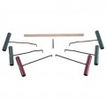 Steck 20000 Pull Rod Set, 500 lbs load, vinyl coated handle-
