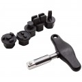 Steelman 42439 Oil Drain Plug Wrench Kit, 6-piece, for plastic plugs-