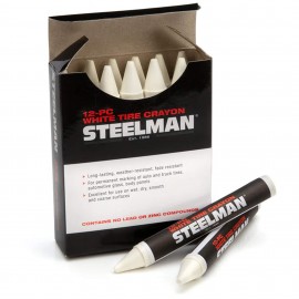 Steelman 63 Tire Marking Crayons, White-