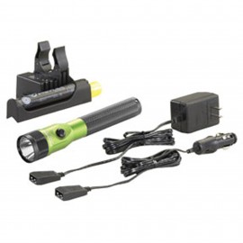 Streamlight STL-75636 Rechargeable Flashlight, with PiggyBack charger, lime green-