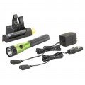 Streamlight STL-75636 Rechargeable Flashlight, with PiggyBack charger, lime green-
