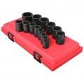Sunex 2650 Impact Set, 1/2" drive, metric-