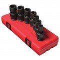 Sunex 2655 Universal Metric Set, 1/2" Drive, 7-pack-