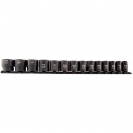 Sunex 2678A SAE 12-Point Socket Set, 1/2" drive, 14-pack-