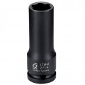 Sunex 2714 Wheel Lug Impact Socket, 1/2" drive, 17 mm, for Mercedes Benz-