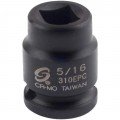 Sunex 310EPC Pipe Plug Socket Set, 11-pack, 3/8" Drive-
