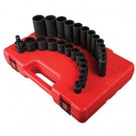Sunex 3326 Standard/Deep Fractional Set, 3/8" Drive, 12-Point-