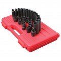 Sunex 3329 Standard Metric Set, 3/8" drive, 29-pack-