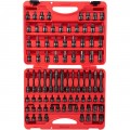 Sunex 3569 Hex Bit Impact Socket Set, 84-piece-