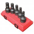 Sunex 4507 Metric Hex Set, 3/4" drive, 5-pack-