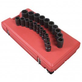Sunex 5693 Deep SAE Set, 1" drive, 21-pack-