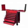 Sunex 8035XTFD Service Cart, slide-top, 6-drawer-