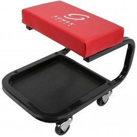 Sunex 8507 Padded Creeper Seat, 1" deep parts tray, 2.5" casters-