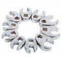 Sunex 9710M Metric Crows Foot Set, 3/8" drive, 10-pack-
