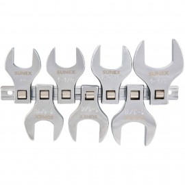 Sunex 9720A Crowfoot Wrench Set, 7-pack SAE, 1/2" Drive-