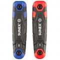 Sunex 98517F Folding Hex Key Set, 17-pack, SAE/Metric-