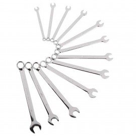 Sunex 9917M Wrench Set, 12-pack, 8 to 19 mm, Long Pattern-
