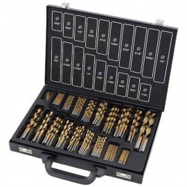 Titan 11170 Drill Bit Set, 170-Piece, titanium coated-