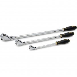 Titan 11303 Ratchet Set, extra long flex head, 3-Piece-