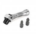 Titan 11331 Ratcheting Swivel Bit Driver, 1/4&amp;quot; drive, 2-1/4&amp;quot; length-