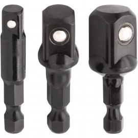 Titan 12061 Socket Adapter Set, 3-piece, stubby-