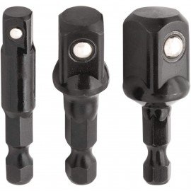 Titan 12061 Socket Adapter Set, 3-piece, stubby-
