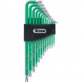 Titan 12715 Star Key Set, Tamper-Resistant, Extra-Long arm-