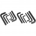 Titan 12775 Hex Key Combo Set, 12-piece, SAE/Metric-