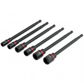 Titan 15240 SAE Impact Nut Driver Set, 6&amp;quot;, 6-pack-