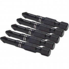 Titan 16075 Impact Bit Set, PH2, 2&amp;quot;-