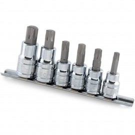 Titan 16116 Bit Socket Set, Torx, 6-piece-